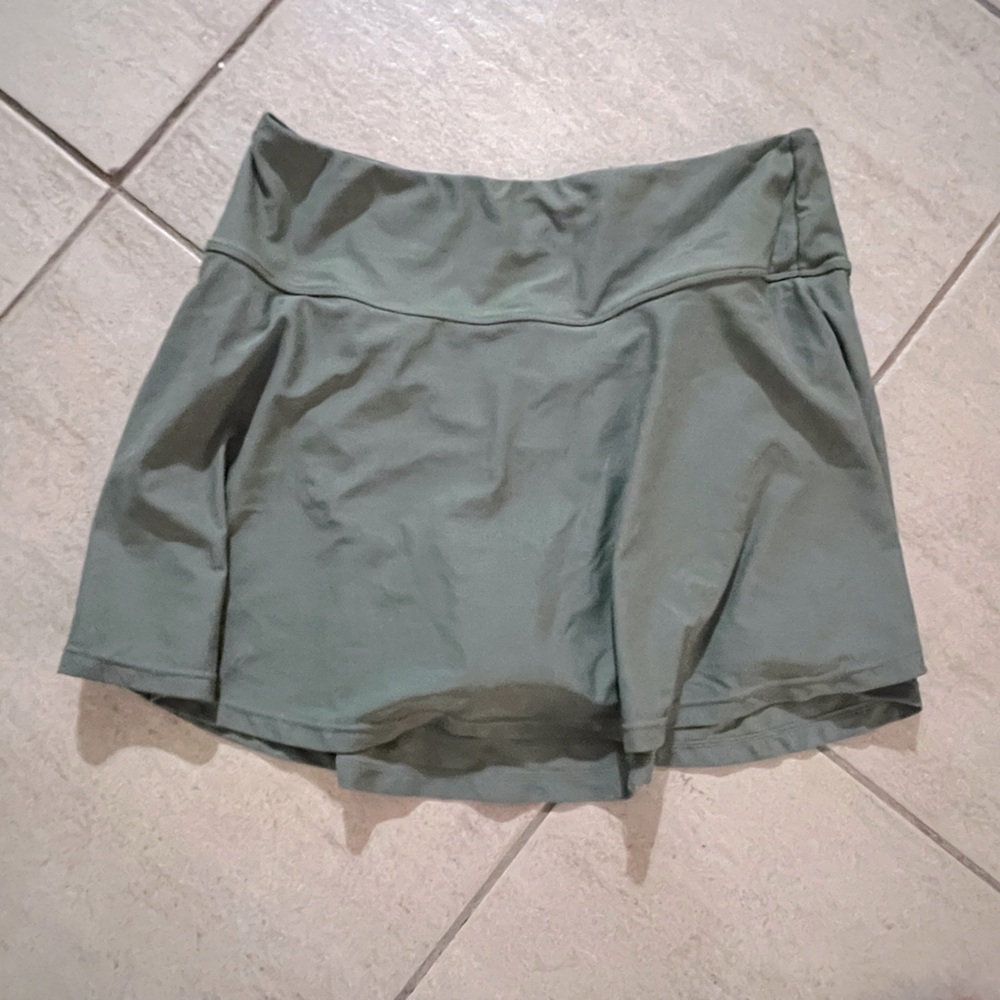 Bathingsuit Swim Skirt or cover up Dusty Army Green size Large
